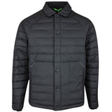 BOSS Golf Jacket - Urbanex Buttoned Shacket - Black SP26