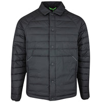 BOSS Golf Jacket - Urbanex Buttoned Shacket - Black SP26