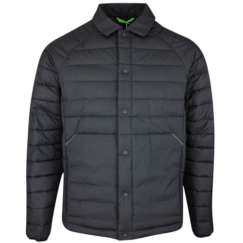 BOSS Golf Jacket - Urbanex Buttoned Shacket - Black SP26