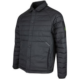 BOSS Golf Jacket - Urbanex Buttoned Shacket - Black SP26