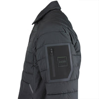 BOSS Golf Jacket - Urbanex Buttoned Shacket - Black SP26