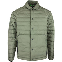 BOSS Golf Jacket - Urbanex Buttoned Shacket - Olive Green SP26