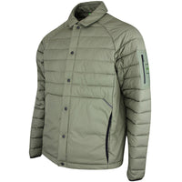 BOSS Golf Jacket - Urbanex Buttoned Shacket - Olive Green SP26