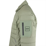 BOSS Golf Jacket - Urbanex Buttoned Shacket - Olive Green SP26