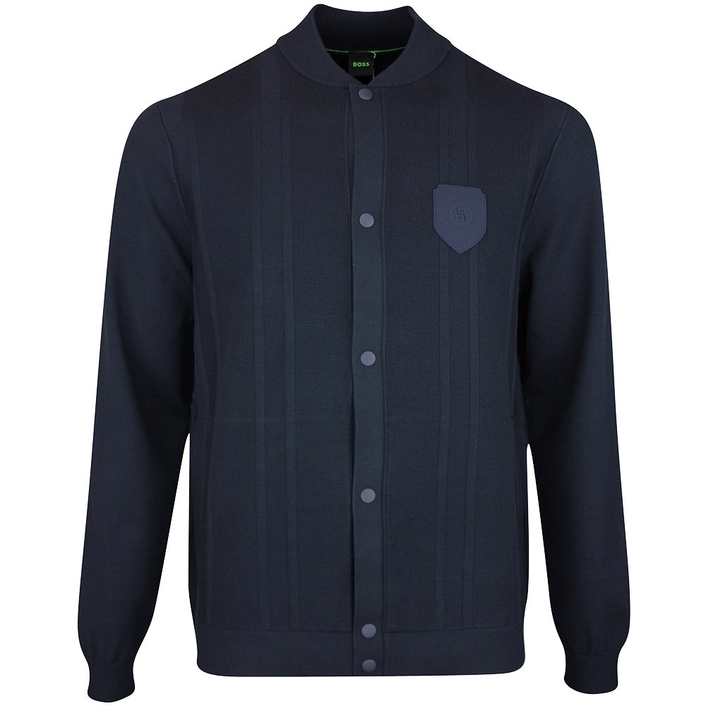 BOSS Golf Jumper - BC Lux FZ - Dark Navy SP26