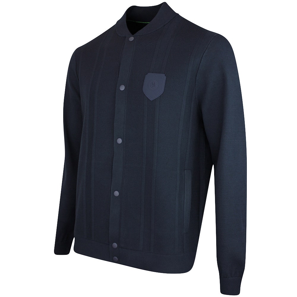 BOSS Golf Jumper - BC Lux FZ - Dark Navy SP26
