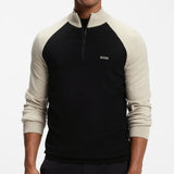 BOSS Golf Jumper - GOC Swing QZ - Black FA26