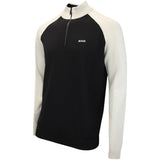 BOSS Golf Jumper - GOC Swing QZ - Black FA26