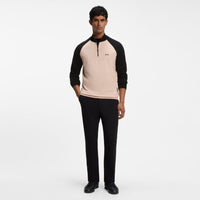 BOSS Golf Jumper - GOC Swing QZ - Pastel Orange FA26