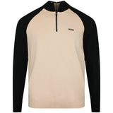 BOSS Golf Jumper - GOC Swing QZ - Pastel Orange FA26