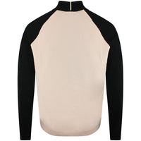BOSS Golf Jumper - GOC Swing QZ - Pastel Orange FA26