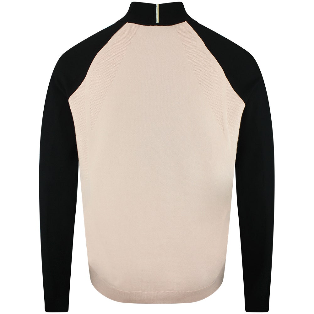 BOSS Golf Jumper - GOC Swing QZ - Pastel Orange FA26