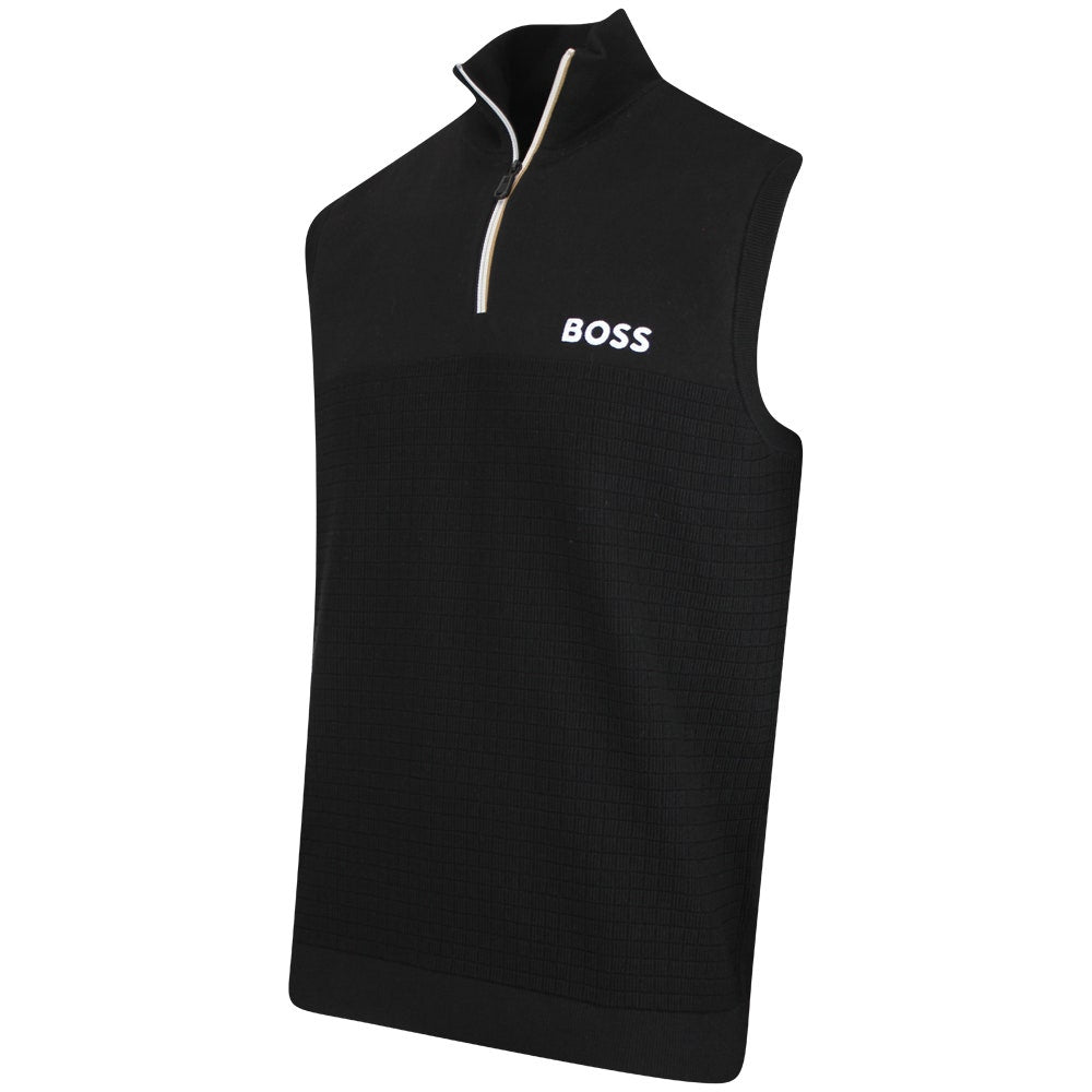 BOSS Golf Jumper - K_Birdie Pro Vest - Black WI25