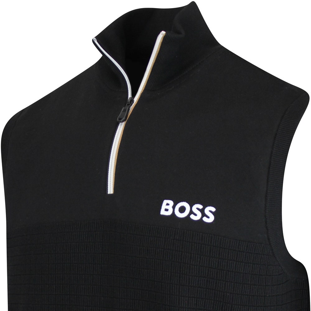 BOSS Golf Jumper - K_Birdie Pro Vest - Black WI25