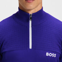 BOSS Golf Jumper - K_Hydro Pro QZ - Dazzling Blue WI25