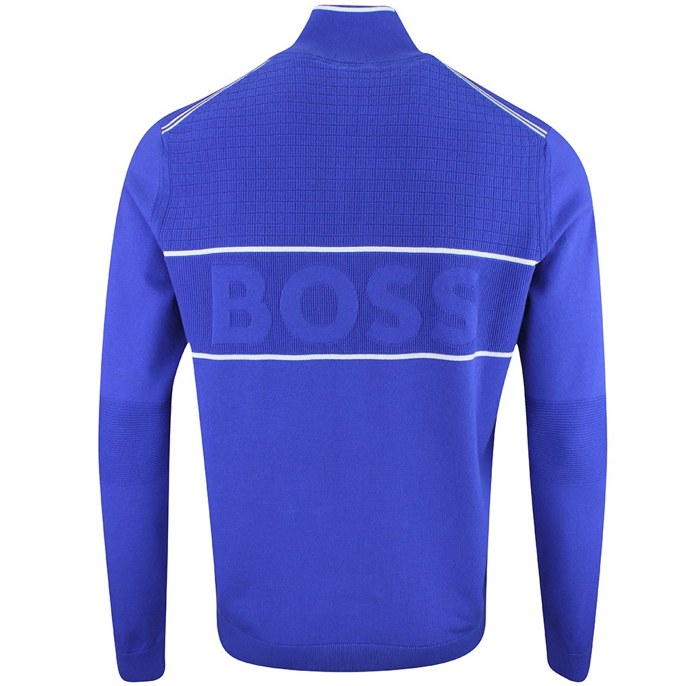 BOSS Golf Jumper - K_Hydro Pro QZ - Dazzling Blue WI25