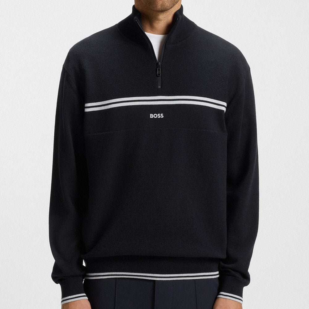 BOSS Golf Jumper - K_Zone QZ - Dark Navy WI25