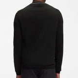 BOSS Golf Jumper - Knitted Ever-X Crew Neck - Black WI26