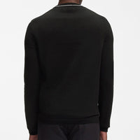 BOSS Golf Jumper - Knitted Ever-X Crew Neck - Black WI26