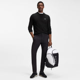 BOSS Golf Jumper - Knitted Ever-X Crew Neck - Black WI26