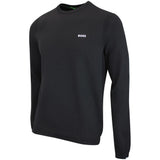 BOSS Golf Jumper - Knitted Ever-X Crew Neck - Black WI26