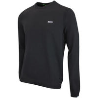 BOSS Golf Jumper - Knitted Ever-X Crew Neck - Black WI26