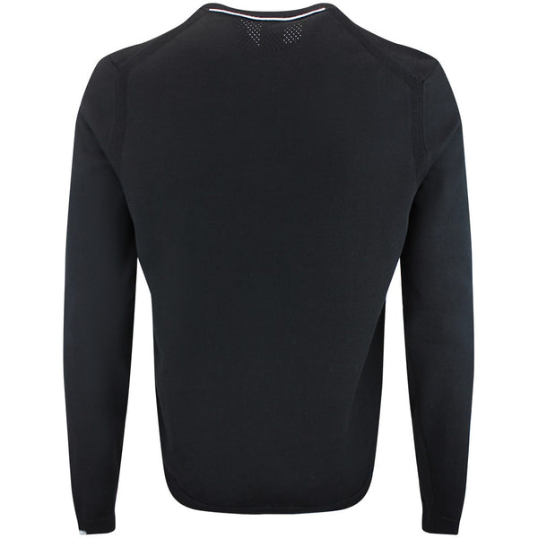 BOSS Golf Jumper - Knitted Ever-X Crew Neck - Black WI26
