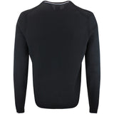 BOSS Golf Jumper - Knitted Ever-X Crew Neck - Black WI26