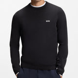 BOSS Golf Jumper - Knitted Ever-X Crew Neck - Dark Navy WI26