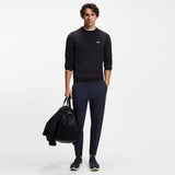 BOSS Golf Jumper - Knitted Ever-X Crew Neck - Dark Navy WI26