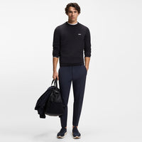 BOSS Golf Jumper - Knitted Ever-X Crew Neck - Dark Navy WI26