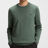 BOSS Golf Jumper - Knitted Ever-X Crew Neck - Laurel Wreath WI25