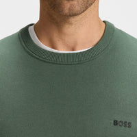 BOSS Golf Jumper - Knitted Ever-X Crew Neck - Laurel Wreath WI25