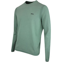 BOSS Golf Jumper - Knitted Ever-X Crew Neck - Laurel Wreath WI25