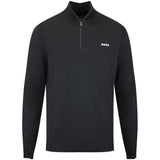 BOSS Golf Jumper - Knitted Ever-X QZ - Black WI26