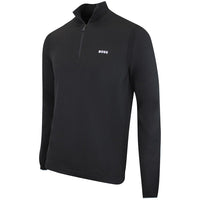 BOSS Golf Jumper - Knitted Ever-X QZ - Black WI26