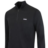 BOSS Golf Jumper - Knitted Ever-X QZ - Black WI26