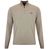 BOSS Golf Jumper - Knitted Ever-X QZ - Brindle WI26