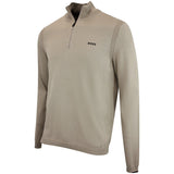 BOSS Golf Jumper - Knitted Ever-X QZ - Brindle WI26