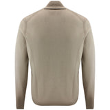 BOSS Golf Jumper - Knitted Ever-X QZ - Brindle WI26
