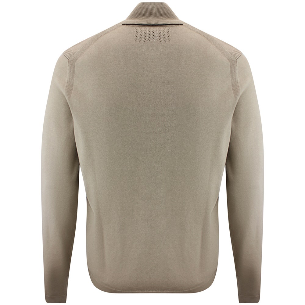 BOSS Golf Jumper - Knitted Ever-X QZ - Brindle WI26