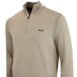 BOSS Golf Jumper - Knitted Ever-X QZ - Brindle WI26