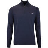 BOSS Golf Jumper - Knitted Ever-X QZ - Dark Navy WI26