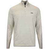 BOSS Golf Jumper - Knitted Ever-X QZ - Pelican WI26