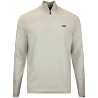 BOSS Golf Jumper - Knitted Ever-X QZ - Pelican WI26