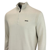 BOSS Golf Jumper - Knitted Ever-X QZ - Pelican WI26