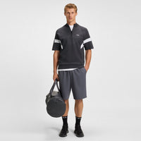 BOSS Golf Jumper - Knitted Retro SS Hybrid - Asphalt FA25
