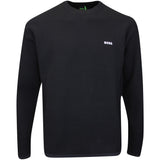 BOSS Golf Jumper - Rartic Crew Neck - Black WI24
