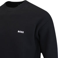 BOSS Golf Jumper - Rartic Crew Neck - Black WI24