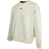BOSS Golf Jumper - Stenson Oversize Crew Neck - Almond Milk WI25